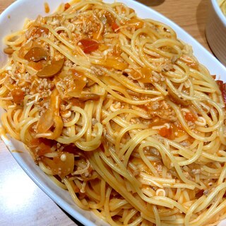 ナポリタンクリームのスパゲティ★